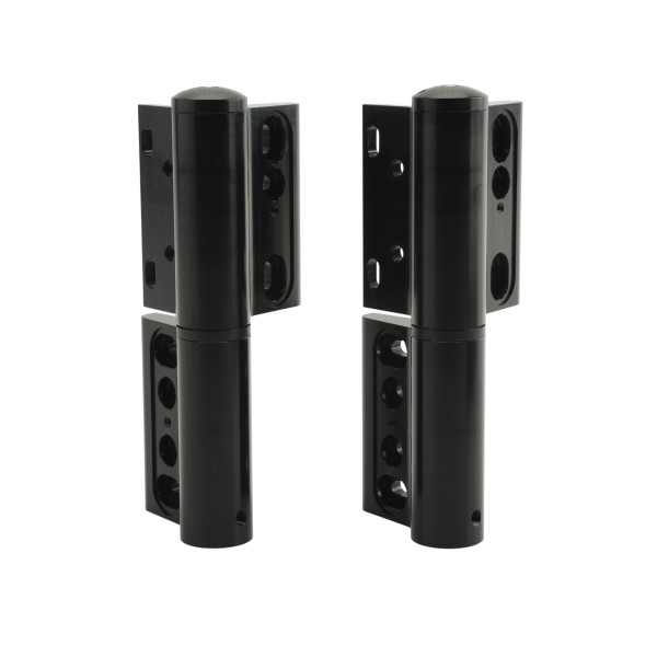 SureClose MK 180 Hydraulic Self-Closing Gate Hinge & Closer, Heavy-Duty Left-Handed for Aluminum and Steel Gates (Matte Black) - 77180743L (Default)