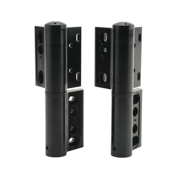 SureClose MK 180 Hydraulic Self-Closing Gate Hinge & Closer, Heavy-Duty Right-Handed for Aluminum and Steel Gates (Matte Black) - 77180743R (Default)