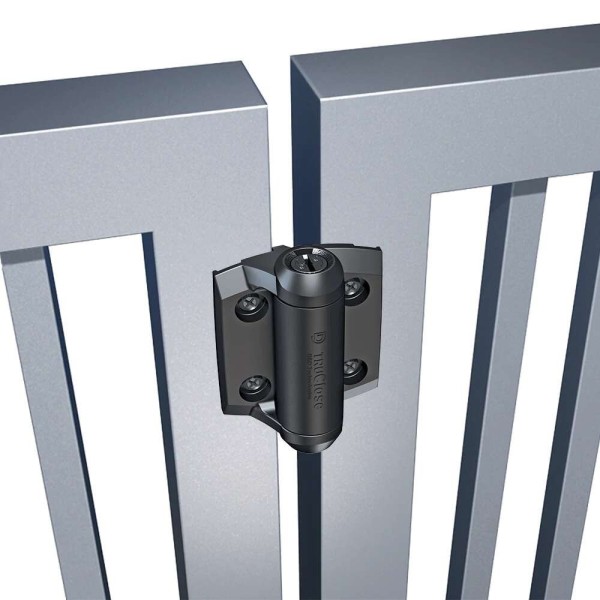D&D Kit - TruClose Regular Adjustable Self-Closing Gates Hinges w/ Screws Metal Pool Safety Gates