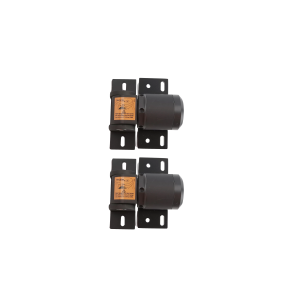 D&D Kit SureClose 178 Degree ReadyFit Flush Mount Heavy Duty Gate Hinge With Steel Brackets (Pair) - 8000-2128 (Gate Kits)