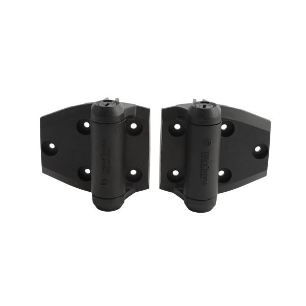 D&D Kit - TruClose Adjustable Self-Closing Gate Hinges With 2 Side Legs w/ Screws For Metal To Wood Gates - 8000-2133 (Default)