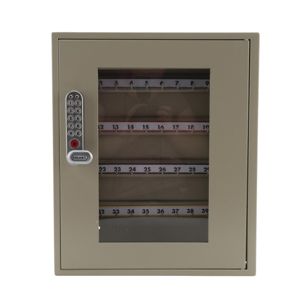 CodeLocks 40 Hook Key Cabinet, View - KL1000 SG KitLock - 98767