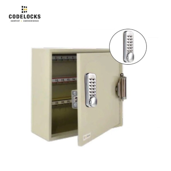 CodeLocks 25 Hook Padlock Cabinet, Self Closing - CL160 SG Mechanical - 94989