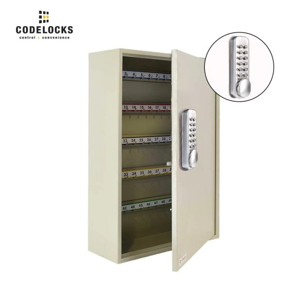 CodeLocks 50 Hook Key Cabinet, Portable - CL160 SG Mechanical - 95619