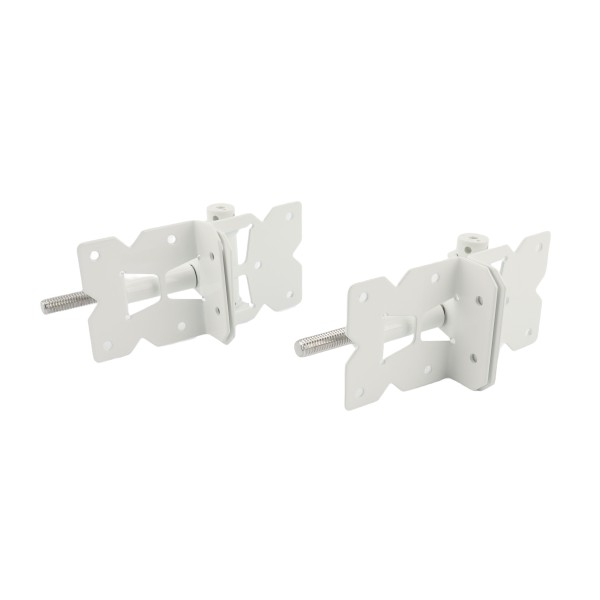 D&D Stainless Steel Self-Closing Regular Hinge, Tension Adjustable (N-N, White)