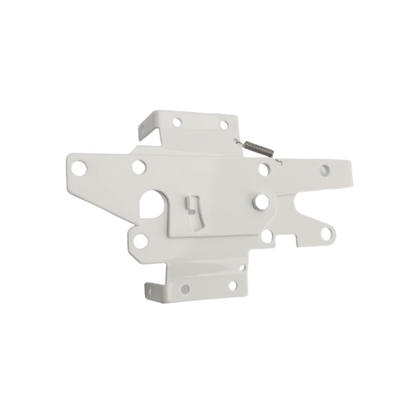 D&D Stainless Steel Padlockable Post Latch, Standard To Narrow Legs For Wood and Vinyl Gates(White) 