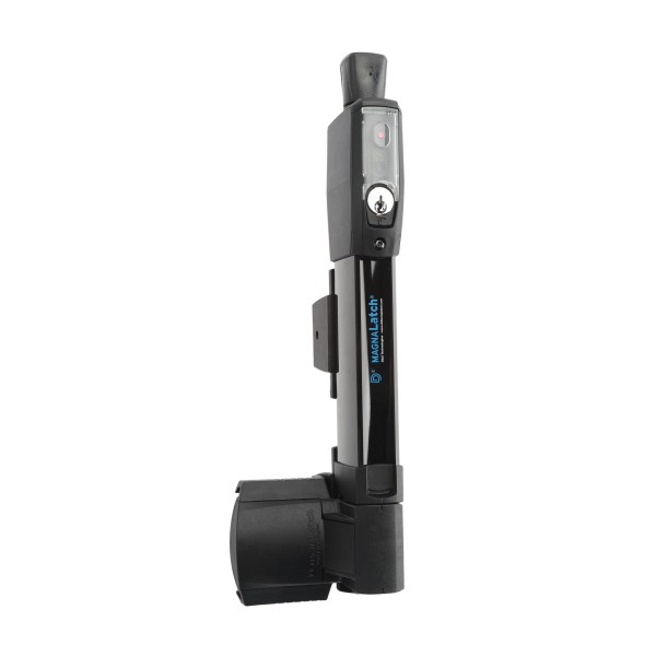 D&D MagnaLatch Series 3 Vertical Pull Safety Gate Latch For Pool Gates (Black)