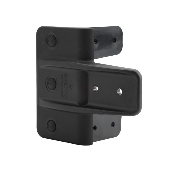 D&D GateStop 2 3/8" Gate Protection Device For Vinyl Gates (Black) - TCGS1 (GateStops)