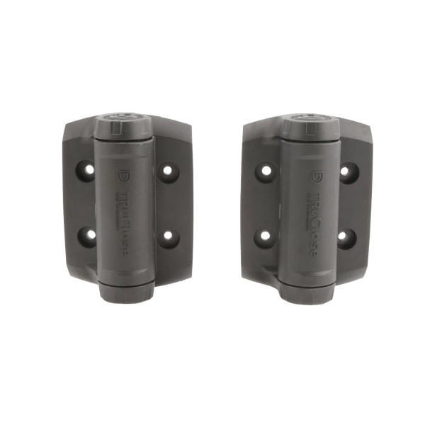 D&D Kit - TruClose Self-Closing Heavy Duty Gate Hinges With No Side Legs w/ Screws For Metal Gates