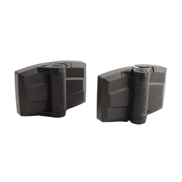 D&D TruClose Multi-Adjustable Heavy Duty S3 Gate Hinges for Wood and Composite Gates (Black) - TCHDMA2S3BT (Default)