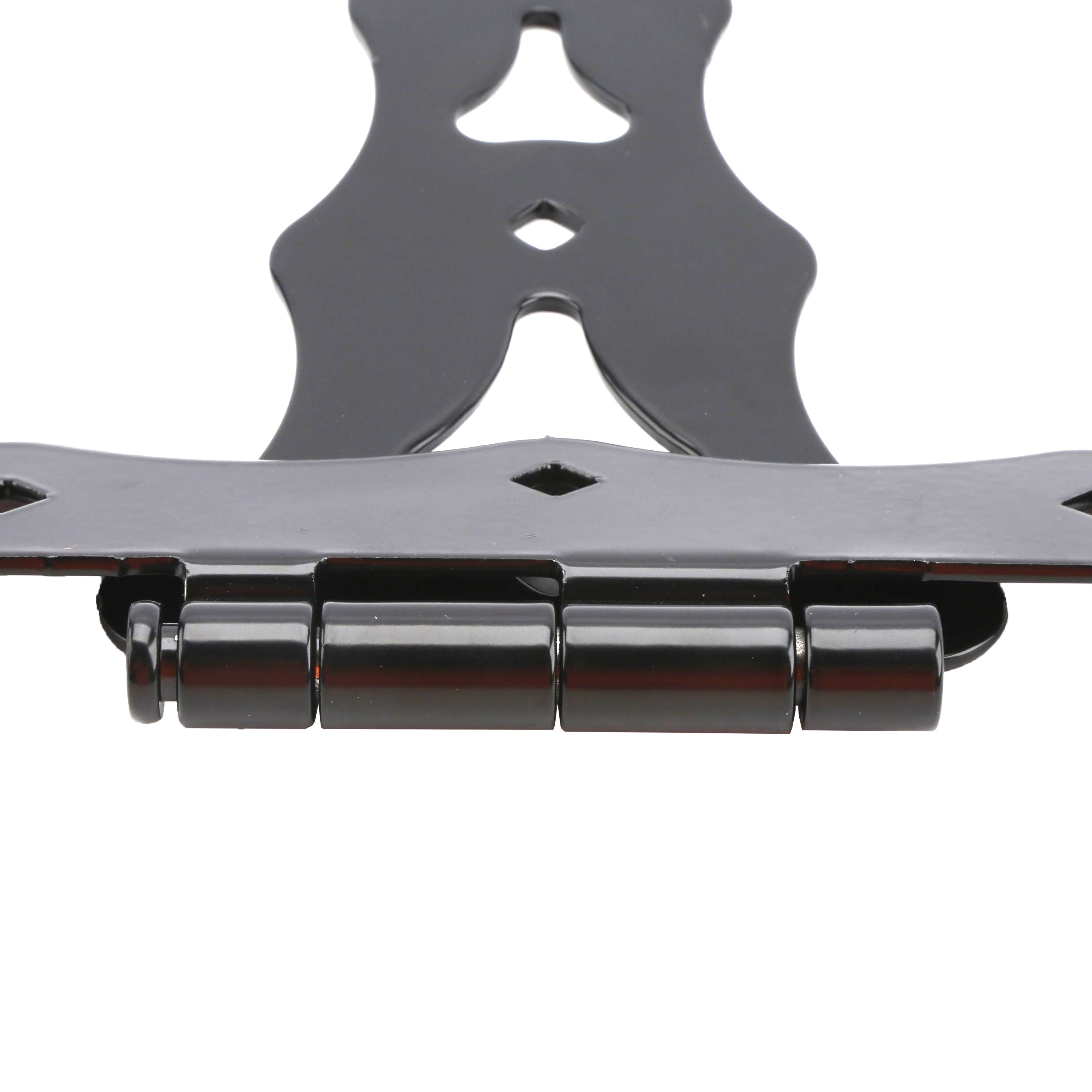 Shop National Hardware Black Strap Gate Hardware Kit with Combination  Padlock at