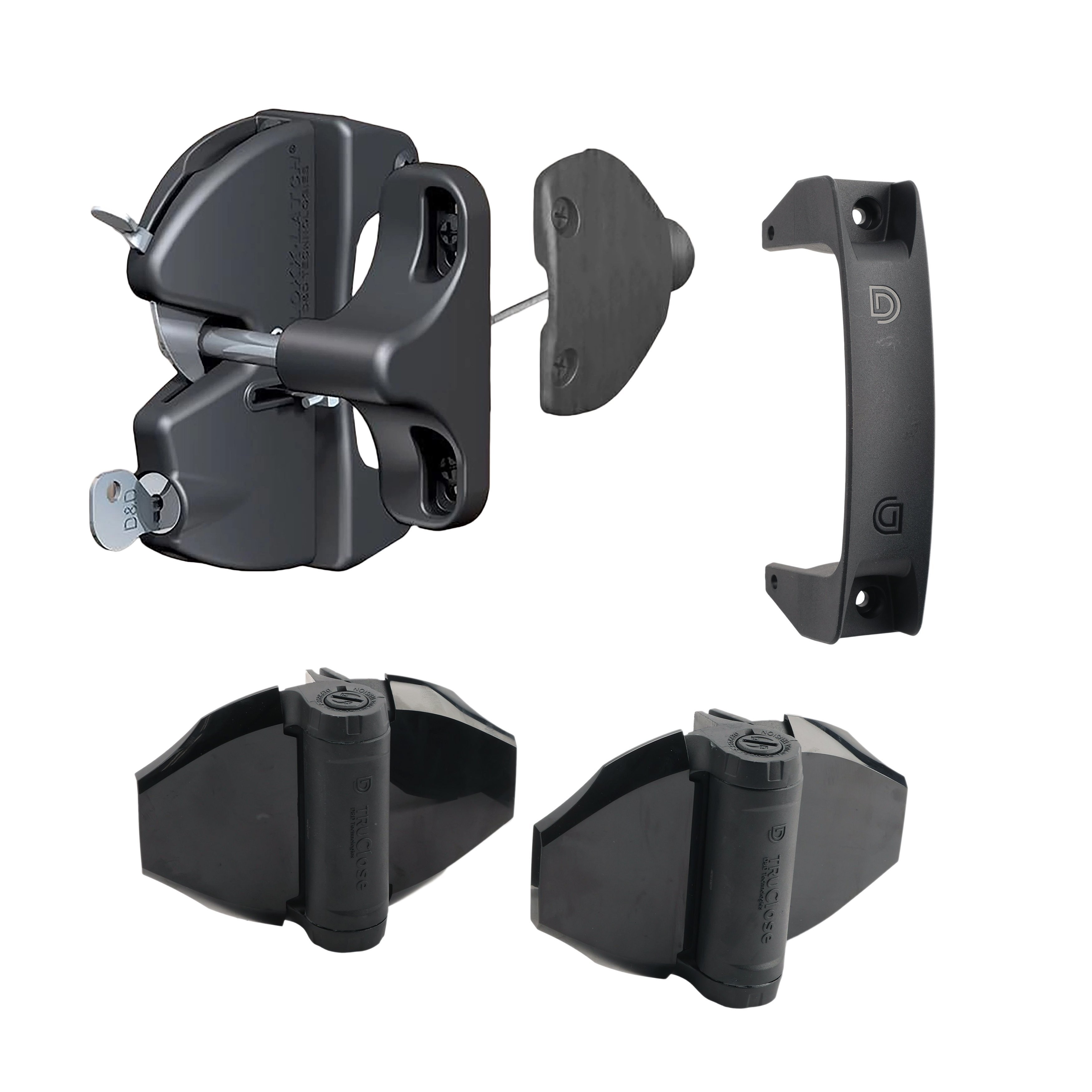 D&D Kit Gate Includes LokkLatch Lockable Latch, TruClose