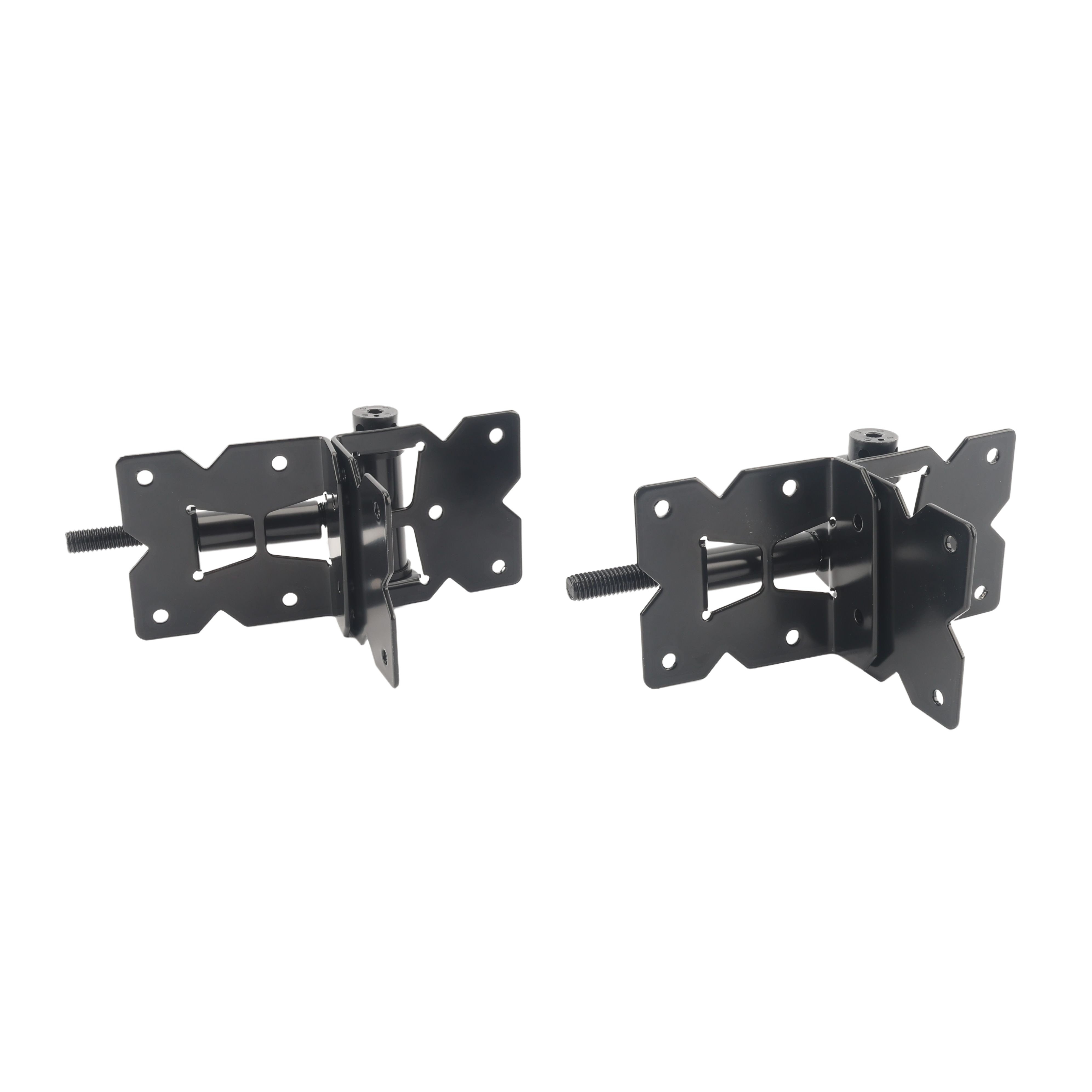 D&D Powder-Coated Stainless Steel, Self-Closing, Adjustable Hinges