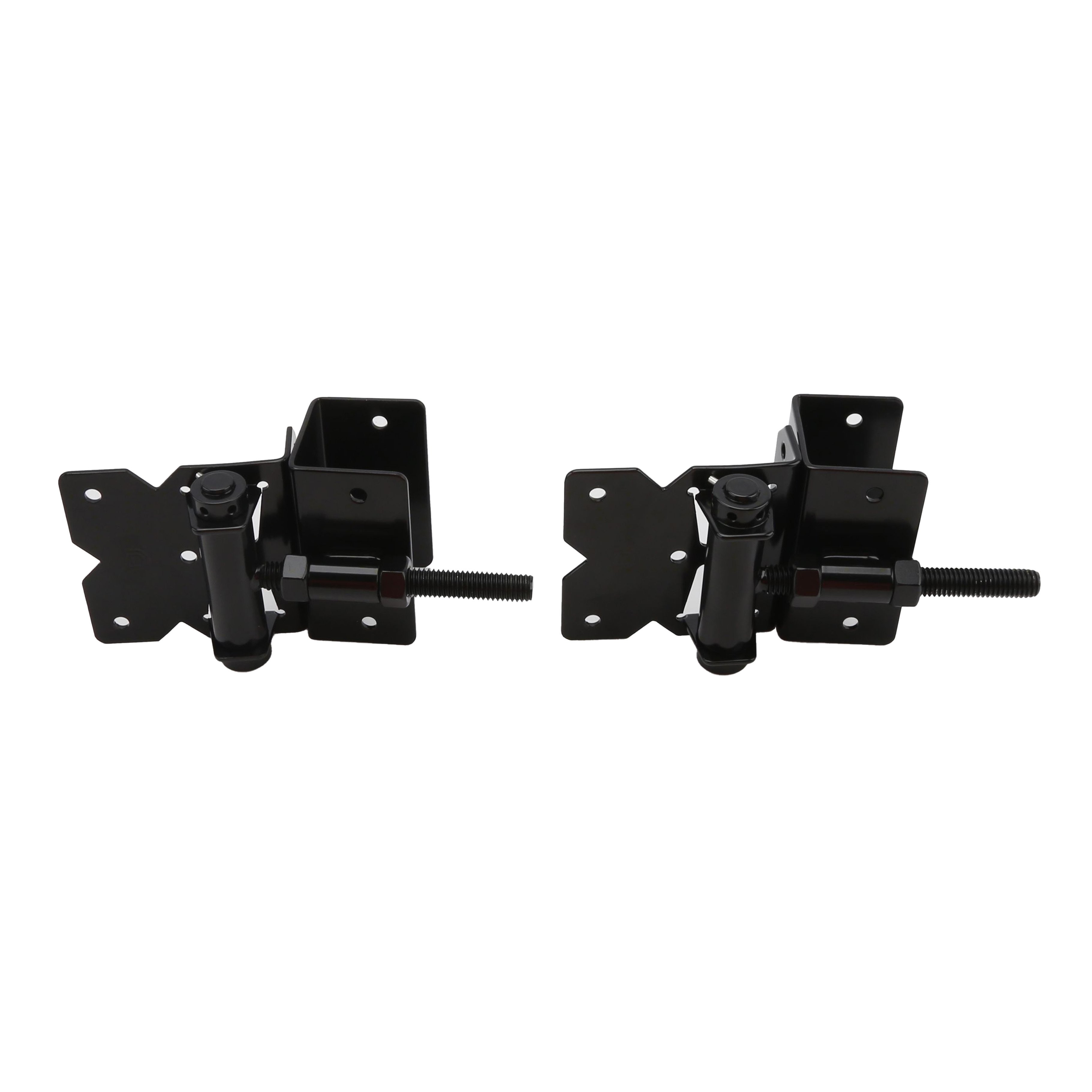 D&D PowderCoated Stainless Steel, SelfClosing, Adjustable, Narrow to