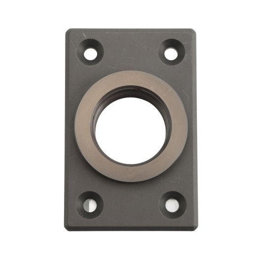 D&D Post Mounting Bracket - Aluminum Center Mount Screw-on - 7512 (Sure_Close_Brackets)