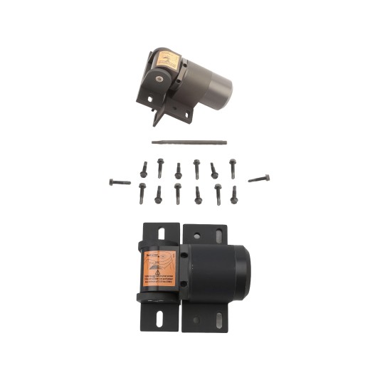 D&D Kit ReadyFit 88 Degree Self-Closing External Gate Hinge-Closer With Steel Brackets, SureClose 178 Degree ReadyFit Flush Mount Heavy Duty Gate Hinge With Steel Brackets - 8000-2121 (Default)