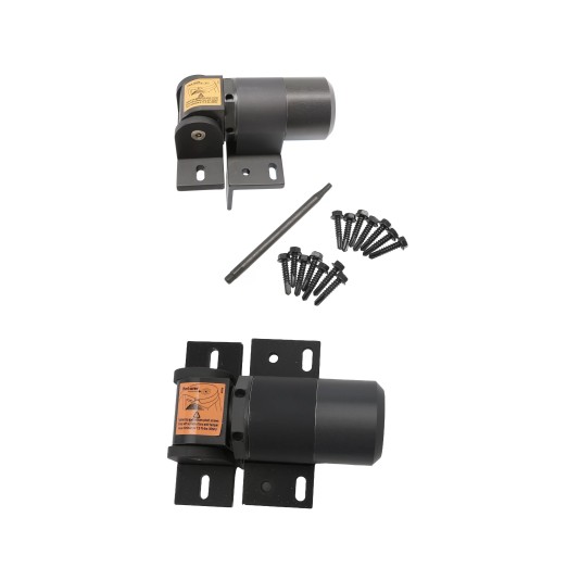 D&D Kit Pool Safe ReadyFit 88 Degree Self-Closing External Gate Hinge-Closer With Aluminum Brackets, SureClose ReadyFit Flush Mount Heavy Duty Gate Hinge With Aluminum Brackets - 8000-2123 (Gate Kits)