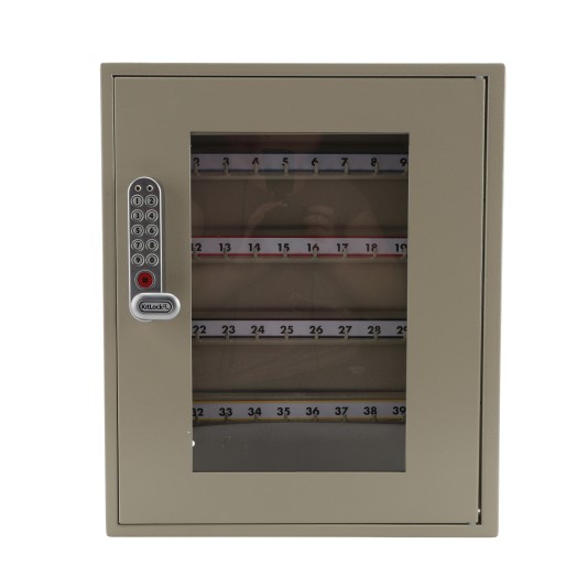 CodeLocks 40 Hook Key Cabinet, View - KL1000 SG KitLock - 98767