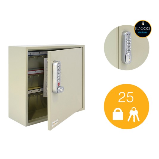 CodeLocks 25 Hook Padlock Cabinet - KL1200 SG KitLock - 93180