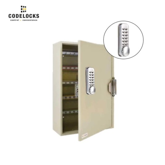 CodeLocks 100 Hook Key Cabinet, Self Closing - CL160 SG Mechanical - 96328