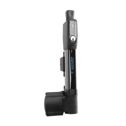 D&D MagnaLatch Series 3 Vertical Pull Safety Gate Latch For Pool Gates (Black)