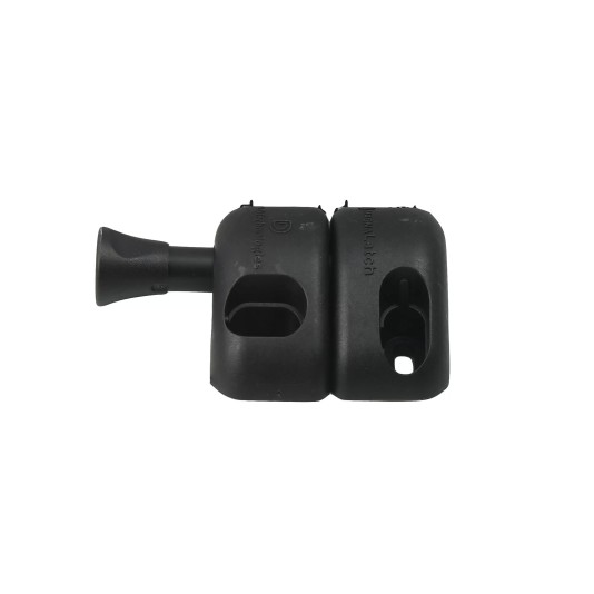 D&D MagnaLatch Series 2 Side Pull Safety Gate Latch For Pool Gates (Black) - MLSPS2