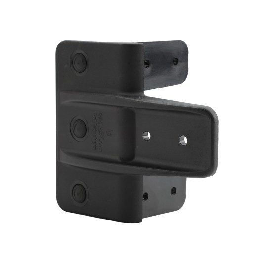 D&D GateStop 2 3/8" Gate Protection Device For Vinyl Gates (Black) - TCGS1 (GateStops)