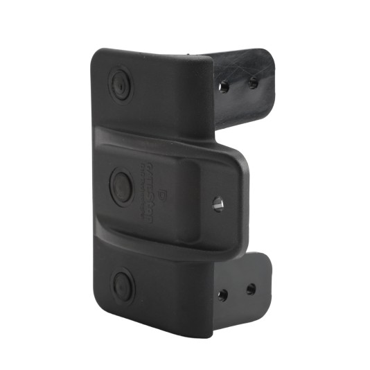 D&D Technologies TCGS2S Gate Stop, Damage Protection Bumper Wood and Vinyl Gates Black - TCGS2 (Wood Gate Hardware)