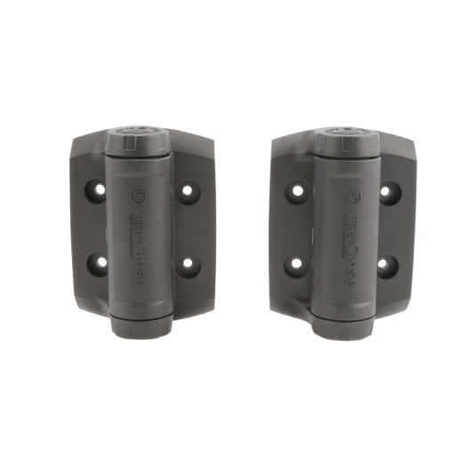D&D Kit - TruClose Self-Closing Heavy Duty Gate Hinges With No Side Legs w/ Screws For Metal Gates