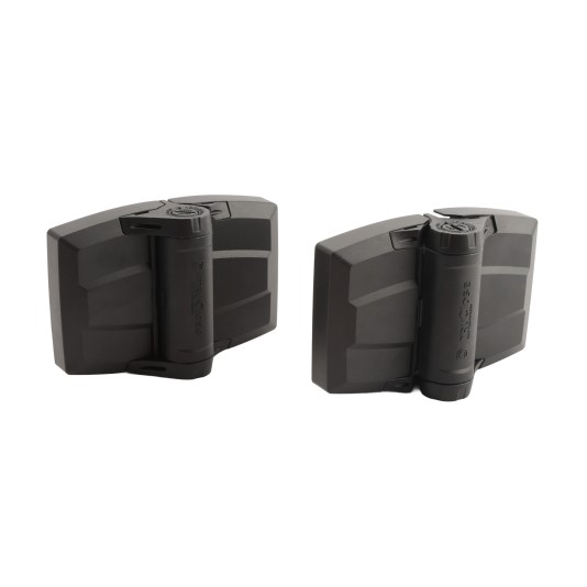D&D TruClose Multi-Adjustable Heavy Duty S3 Gate Hinges for Wood and Composite Gates (Black) - TCHDMA2S3BT (Default)