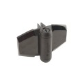 D&D TruClose Standard Adjustable Self-Closing Gate Hinges With 2 Side Legs For Wood & Vinyl Gates Black (Pair) - 13272 (hingeslatches)