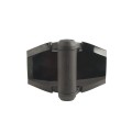 D&D TruClose Standard Adjustable Self-Closing Gate Hinges With 2 Side Legs For Wood & Vinyl Gates Black (Pair) - 13272 (hingeslatches)