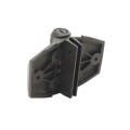 D&D TruClose Standard Adjustable Self-Closing Gate Hinges With 2 Side Legs For Wood & Vinyl Gates Black (Pair) - 13272 (hingeslatches)