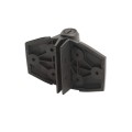 D&D TruClose Standard Adjustable Self-Closing Gate Hinges With 2 Side Legs For Wood & Vinyl Gates Black (Pair) - 13272 (hingeslatches)