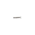 D&D 1" Self-Drilling, Phillips Head 10 Gauge Screw, White 410 Stainless Steel (Pack of 100 Screws)