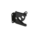 D&D Metal Self-Latching Padlockable Standard Gravity Latch For Wood Gates (Black) - 210001