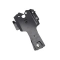 D&D Powder-Coated Contemporary Padlockable Metal Post Latch For Wood Gates (Black) - 210006