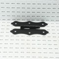 D&D Wood Hardware Steel 8" Traditional Butterfly Hinge With Hardware For Wood Gates (Pair) Black - 310010