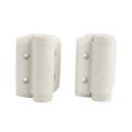 D&D TruClose Adjustable Self-Closing Heavy-Duty Gate Hinges With 2 Side Legs For Metal Pool and Safety Gates White