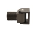 D&D SureClose 57 S 90 Degree Center Mount Self-Closing Horizontally Adjustable Thrust Bearing Gate Hinge-Closer - 75057113 (Sure_Close_Brackets)