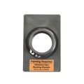 D&D Post Mounting Bracket - Steel Center Mount Weld-On - 7526 (Sure_Close_Brackets)