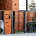 SureClose MK 180 Hydraulic Self-Closing Gate Hinge & Closer, Heavy-Duty Right-Handed for Aluminum and Steel Gates (Matte Black) - 77180743R (Default)