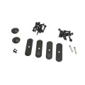 SureClose MK 180 Hydraulic Self-Closing Gate Hinge & Closer, Heavy-Duty Left-Handed for Aluminum and Steel Gates (Matte Black) - 77180743L