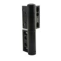 SureClose MK 180 Hydraulic Self-Closing Gate Hinge & Closer, Heavy-Duty Left-Handed for Aluminum and Steel Gates (Matte Black) - 77180743L
