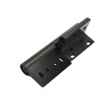 SureClose MK 180 Hydraulic Self-Closing Gate Hinge & Closer, Heavy-Duty Left-Handed for Aluminum and Steel Gates (Matte Black) - 77180743L