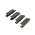 D&D Kit LokkLatch Series 2 Lockable Latch & TruClose Hinges for Metal Pool Gates (Pair, Black) - 8000-2138