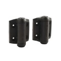 D&D Kit LokkLatch Series 2 Lockable Latch & TruClose Hinges for Metal Pool Gates (Pair, Black) - 8000-2138