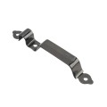 D&D Contemporary Post Latch Kit - Post Latch, 8" Heavy Duty Strap Hinge, and Gate Handle (Black) - 810008 (Default)