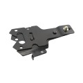 D&D Contemporary Post Latch Kit - Post Latch, 8" Heavy Duty Strap Hinge, and Gate Handle (Black) - 810008 (Default)