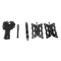 D&D Wood Gate Kit with 8" Steel Butterfly Hinge, Powder-Coated Metal Padlockable Post Latch, and 11" Metal Handle - 810010